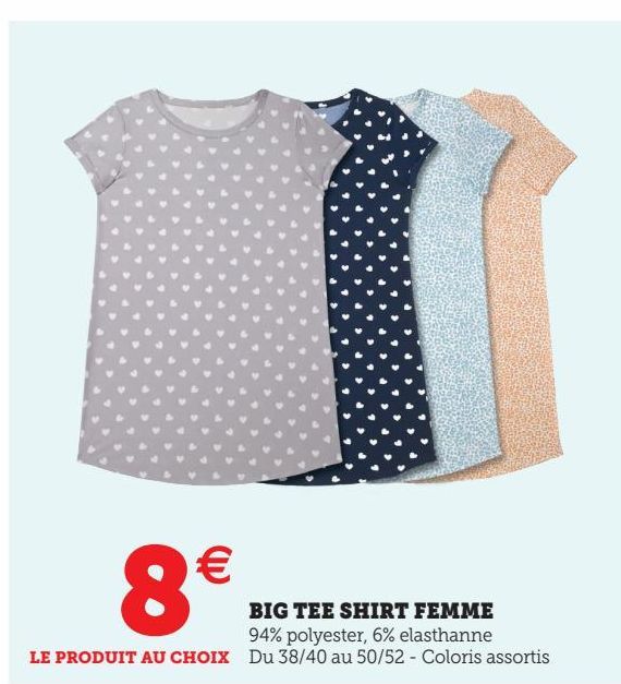 Big T-shirt femme