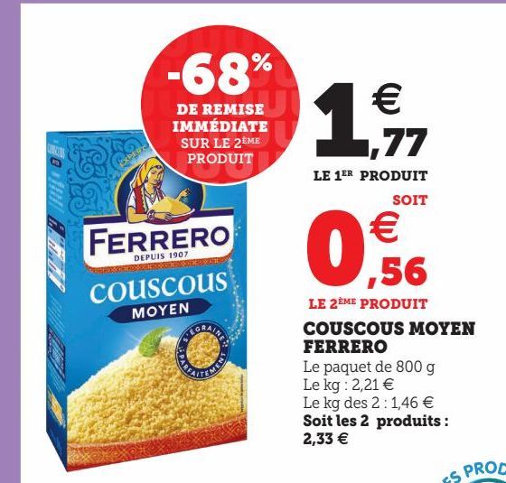 couscous moyen ferrero