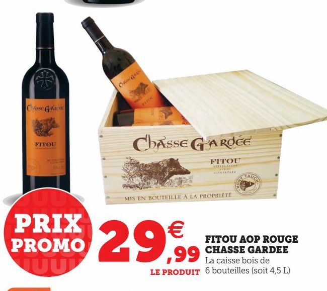 FITOU AOP ROUGE CHASSE GARDEE