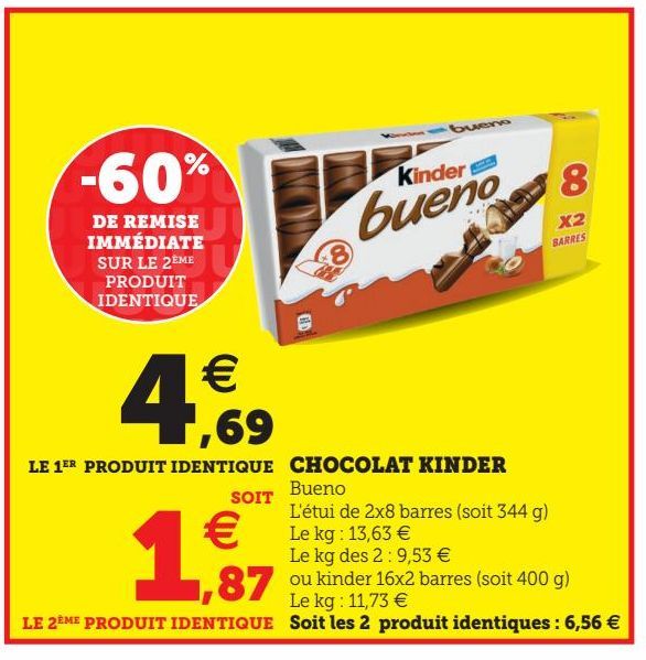 chocolats Kinder