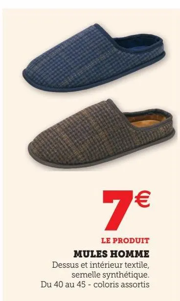 mules homme