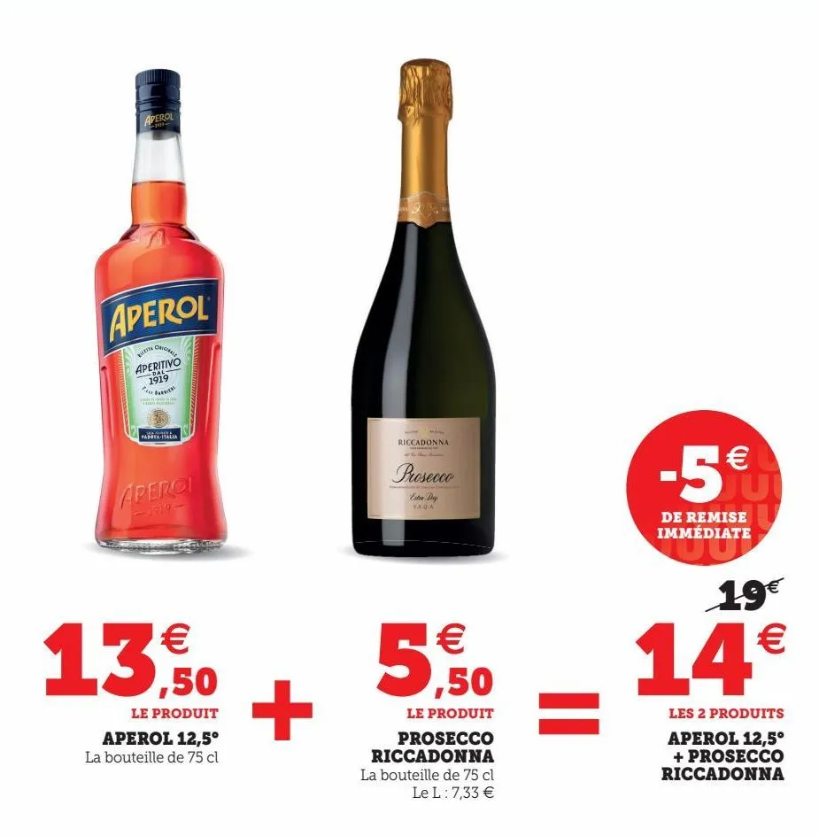 aperol 12,5° + prosecco riccadonna