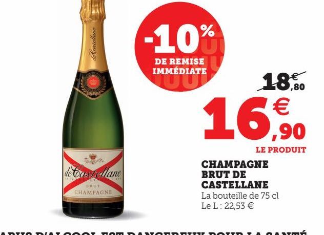 CHAMPAGNE BRUT DE CASTELLANE 