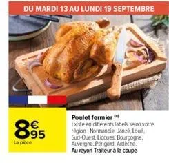 poulet fermier loué