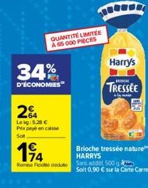 brioche tressée Harry's