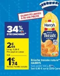 brioche tressée harry's