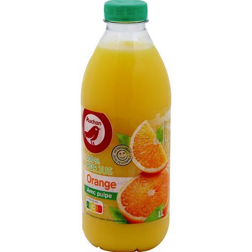 PUR JUS D'ORANGE AUCHAN