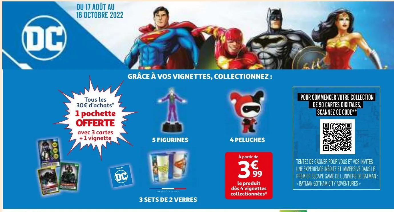 grâce à vos vignettes, collectionnez :