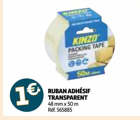 RUBAN ADHÉSIF TRANSPARENT