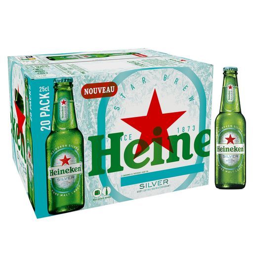 BIÈRE HEINEKEN SILVER