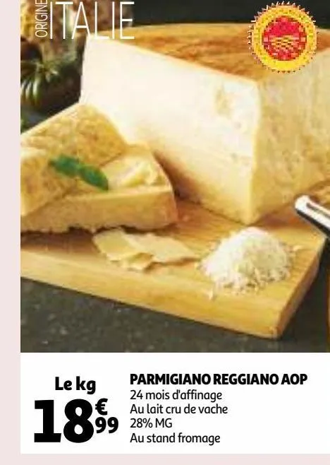 parmigiano reggiano aop