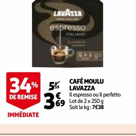 CAFÉ MOULU LAVAZZA