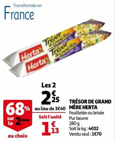 trésor de grand mère herta