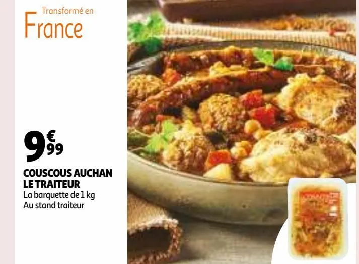 couscous auchan le traiteur