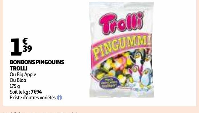 BONBONS PINGOUINS TROLLI