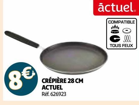 CRÉPIÈRE 28 CM ACTUEL