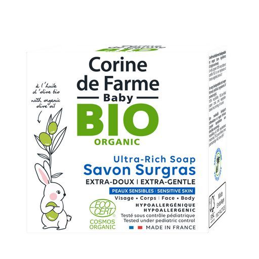 SAVON SOLIDE SURGRAS BIO CORINE DE FARME