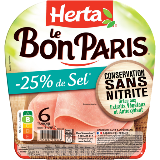 JAMBON LE BON PARIS HERTA