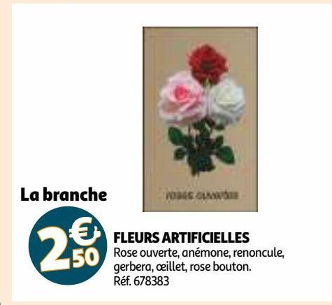 FLEURS ARTIFICIELLES