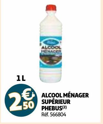 ALCOOL MÉNAGER SUPÉRIEUR PHEBUS