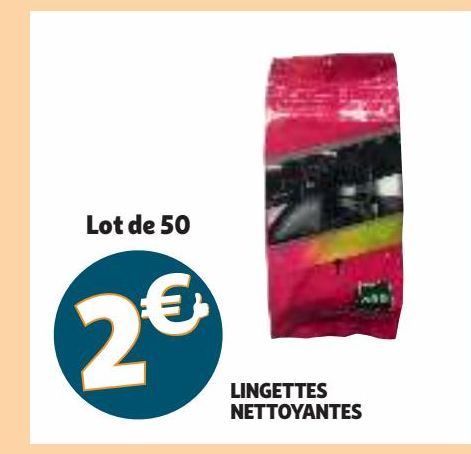 lingettes nettoyantes