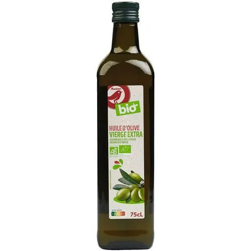 huile d`oliva extra vierge auchan bio