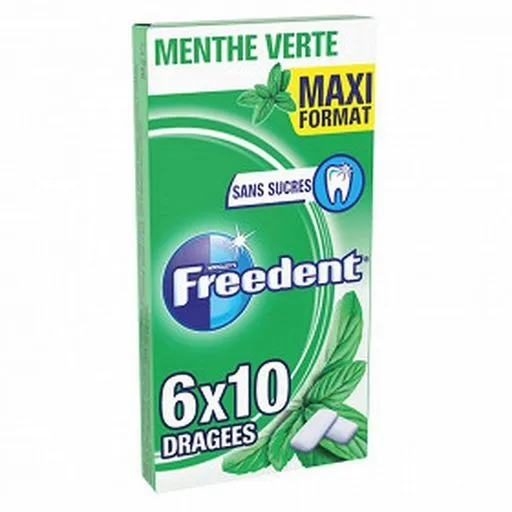 chewing gum menthe verte freedent