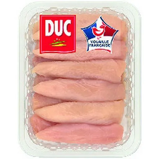 éminces de poulet duc