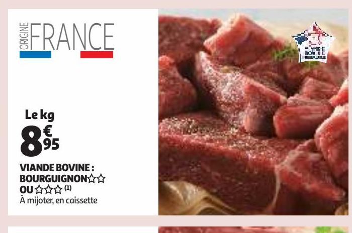 VIANDE BOVINE : BOURGUIGNON § § OU §§§ (1)