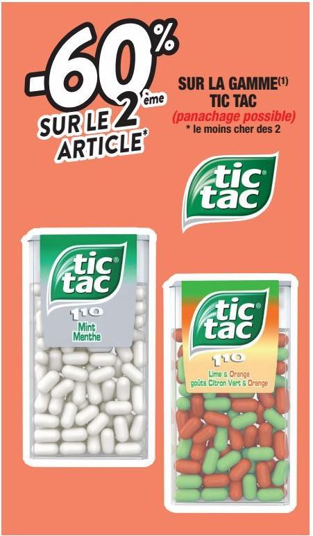 chewing-gums Tic Tac