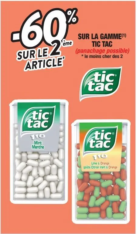chewing-gums tic tac