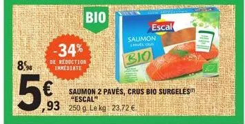 saumon escal