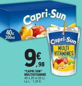 vitamines capri sun