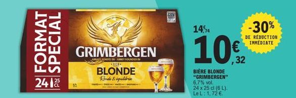 bière blonde Grimbergen