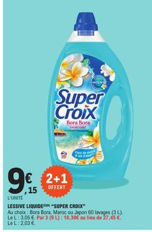 lessive liquide Super Croix