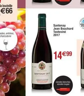 m  santenay 2017  santenay jean bouchard tasteviné 2017  14€99  viandes blanches viandes rouges 