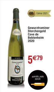 Genre  OR Colmar 2021  Gewurztraminer Storchengold Cave de Beblenheim 2020  5 €79  apeitsplats Seplices  