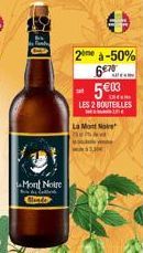 Mont Notre  Ca  Blonde  2ème à-50%  670  ca  5€03  DEE  LES 2 BOUTEILLES  DELE  La Mont Noire  wee 