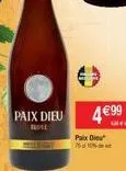 paix dieu  roll  paix die  75%  4€99 