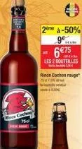 ence coche  7501  [hoh ange  at  2me -50% 9 -6€75  with  les 2 bouteilles  th  rince cochon rouge  w  