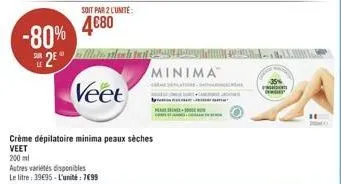 sa 2  le  soit par 2 lunite:  -80% 4€80  let  mas  minima  calal sánating – maringendhe  c 