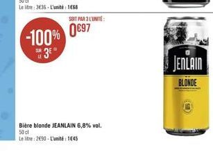 bière blonde Jenlain