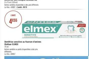 dentifrice elmex