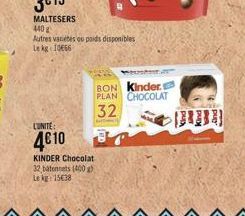 chocolat Kinder