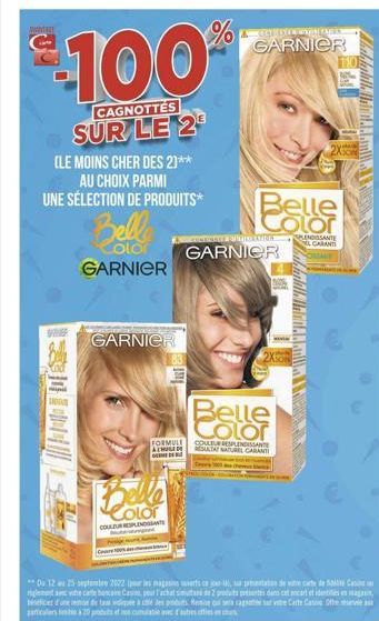 promos Garnier