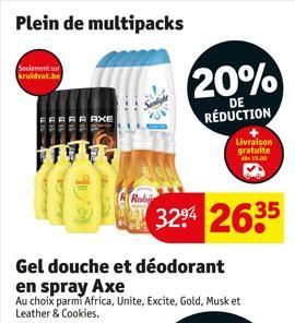 déodorant en spray Axe