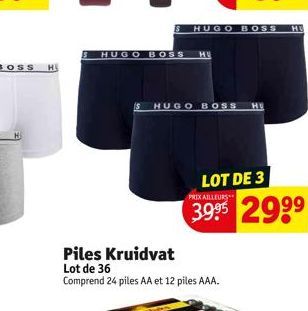 piles Hugo Boss