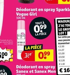 déodorant en spray 