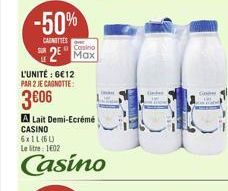 lait demi-écrémé 