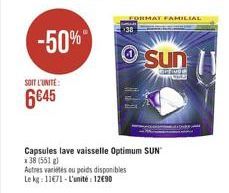 vaisselle Sun